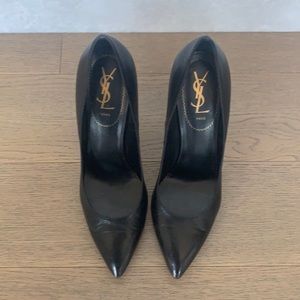 YSL black pumps 39